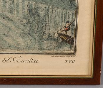 KOPPARSTICK, Italien, möjligen 1800-tal.