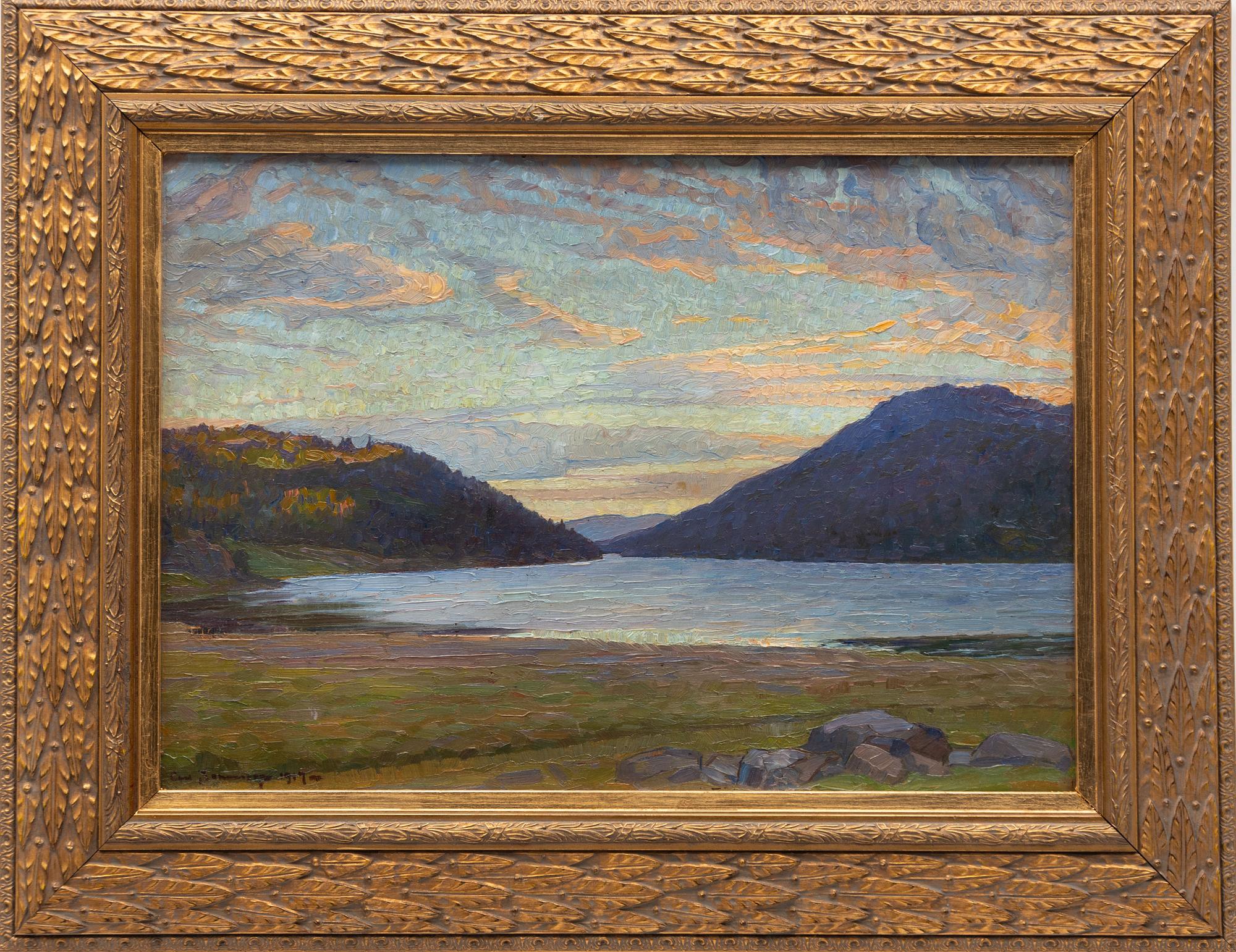 Carl Johansson, Twilight over the lake.