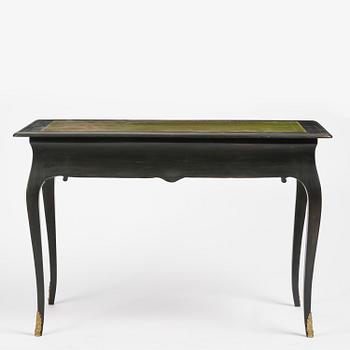 A Swedish rococo writings desk in the manner of C. Linning, Stockholm,l later part 18th century.