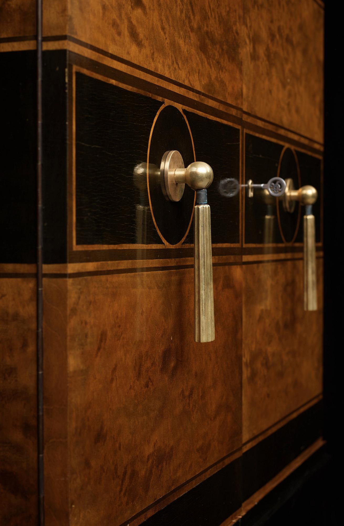 Otto Schulz, a pair of Swedish Grace cabinets for Boet, Gothenburg 1930's.