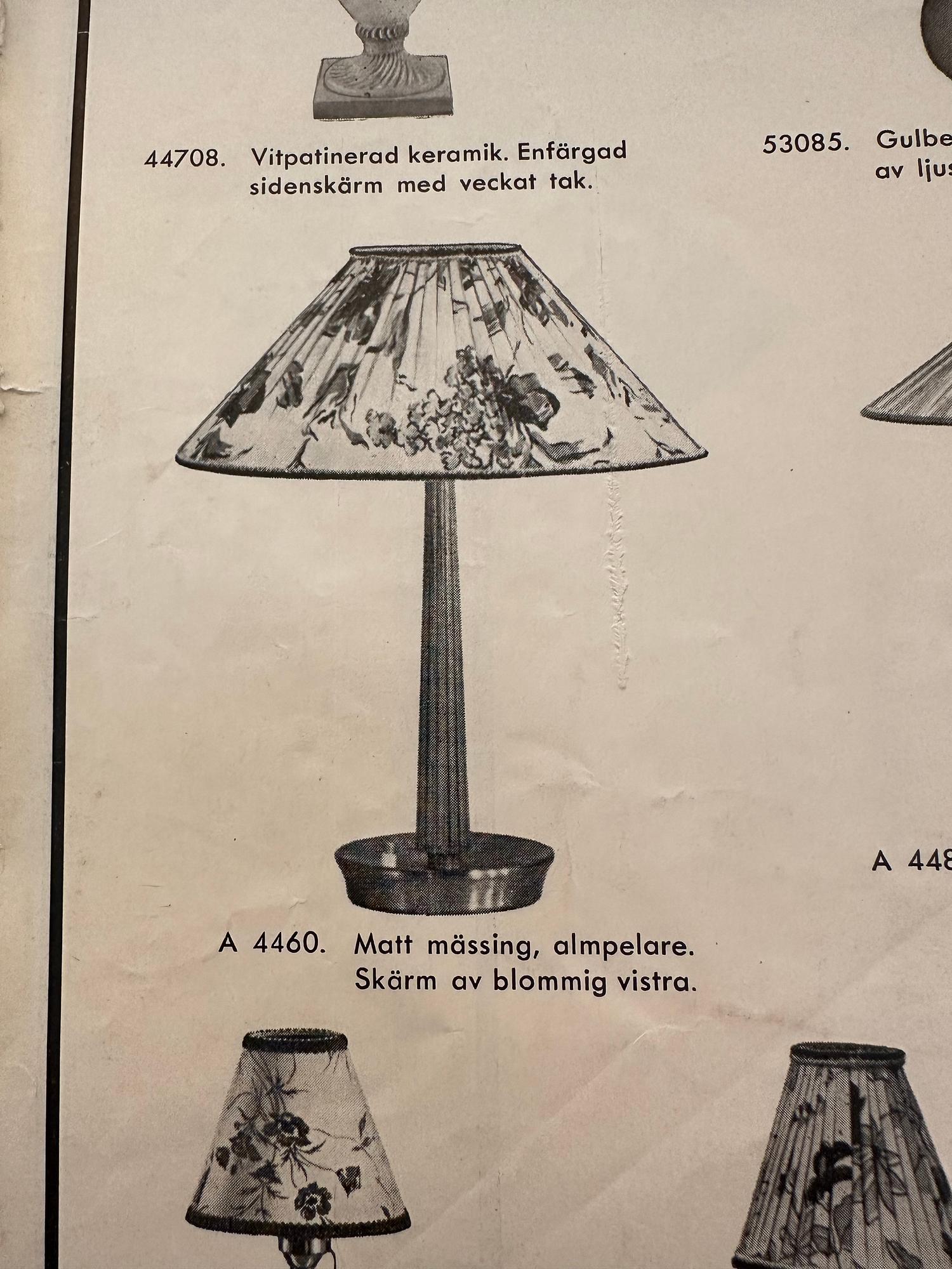 Hans Bergström, a table lamp model "E1240", Asea, Sweden, 1940s-50s.