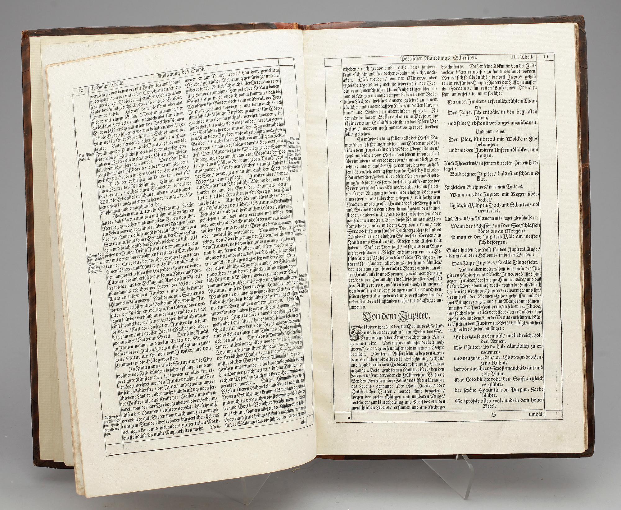 BOK, "P. Ovidii Nas. Metamorphosis oder Des verblümten Sinns..." övers av Carl von Mander, Nürnberg 1679.