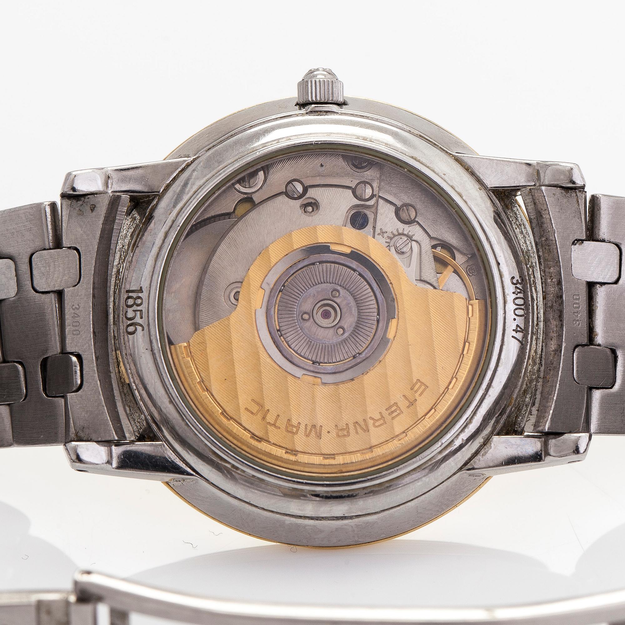 Eterna-Matic, 1865, rannekello, 34 mm.