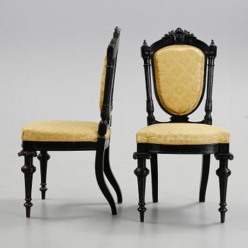 STOLAR 4 st, nyrenässans, omkring 1900.