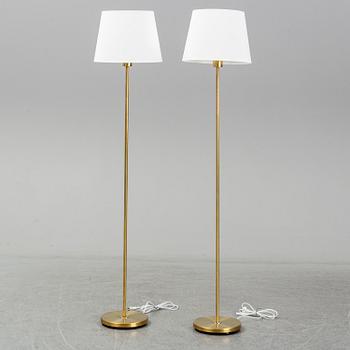 NORDISKA KOMPANIET, golvlampor, ett par, 1960-/70-tal.