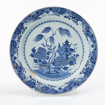 Fat, 4 st, porslin, Kina, Qingdynastin, 1700-tal.