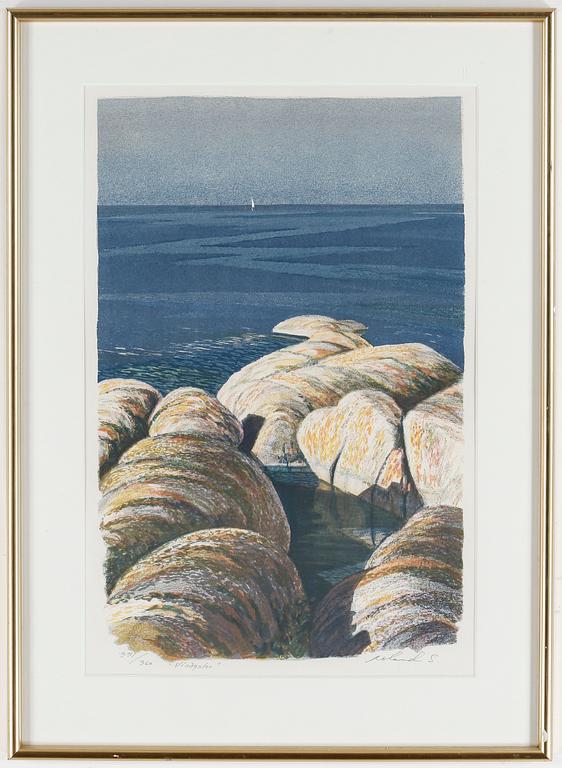 ROLAND SVENSSON, färglitografi, signerad samt numrerad 351/360.