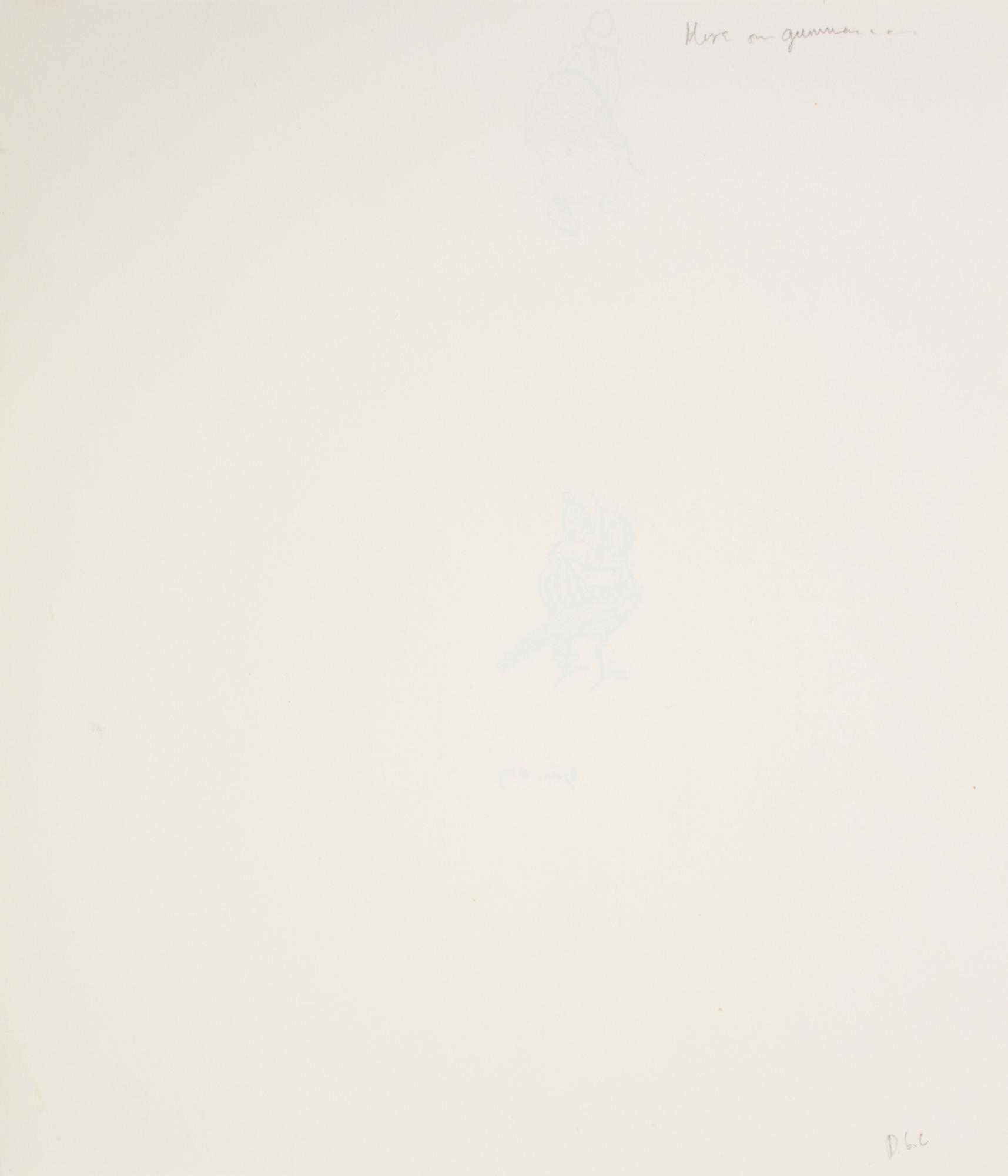BJÖRN BERG, two ink drawings "Teskedsgumman" signed.