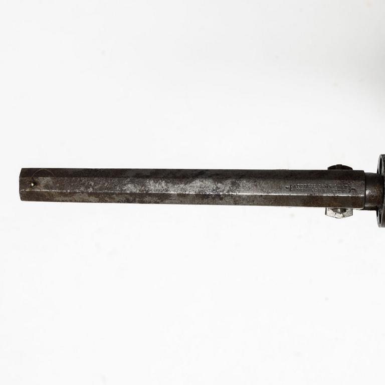A Colt 1849 pocket percussion revolver, 1852.