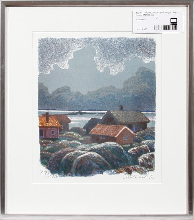 ROLAND SVENSSON, litografi, sign o numr 272/350.