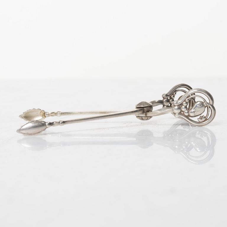 Georg Jensen, sockertång, "Magnolia", sterlingsilver, Danmark.