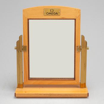 A late 20th century table mirror.