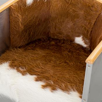 MATS THESELIUS, "Aluminium chair", Källemo,  formgiven 1990.