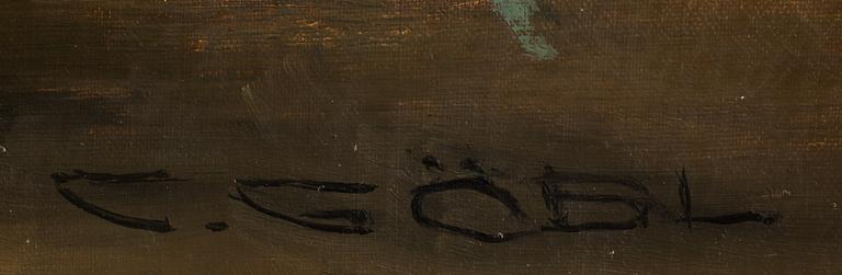 CAMILLA GÖBL-WAHL, olja på duk, signerad.