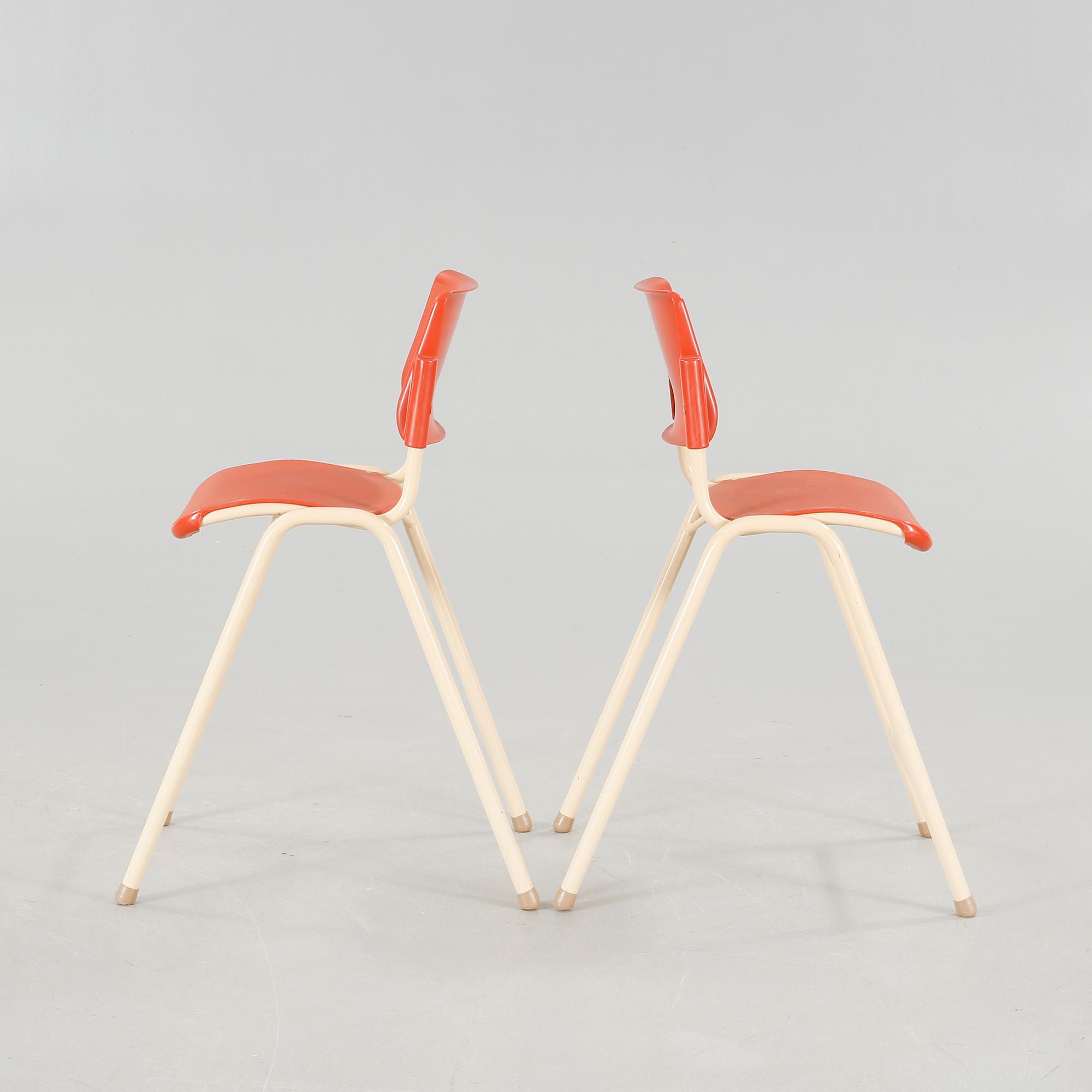 BARNSTOLAR, 4 st, Skol-Sundström AB, 1970/80-tal.