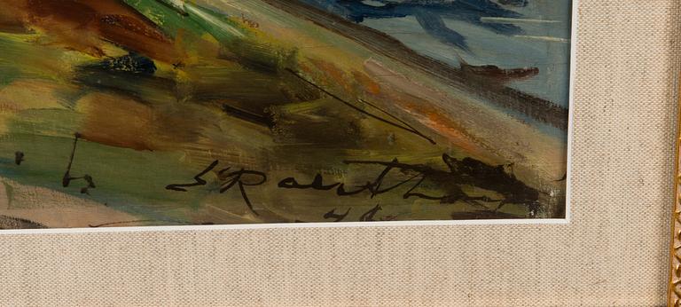 ERIK RAUTHOVI, oil on board, signed and dated-48.