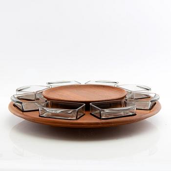 Serving tray "Lazy Susan" Digsmed Denmark 1970s.