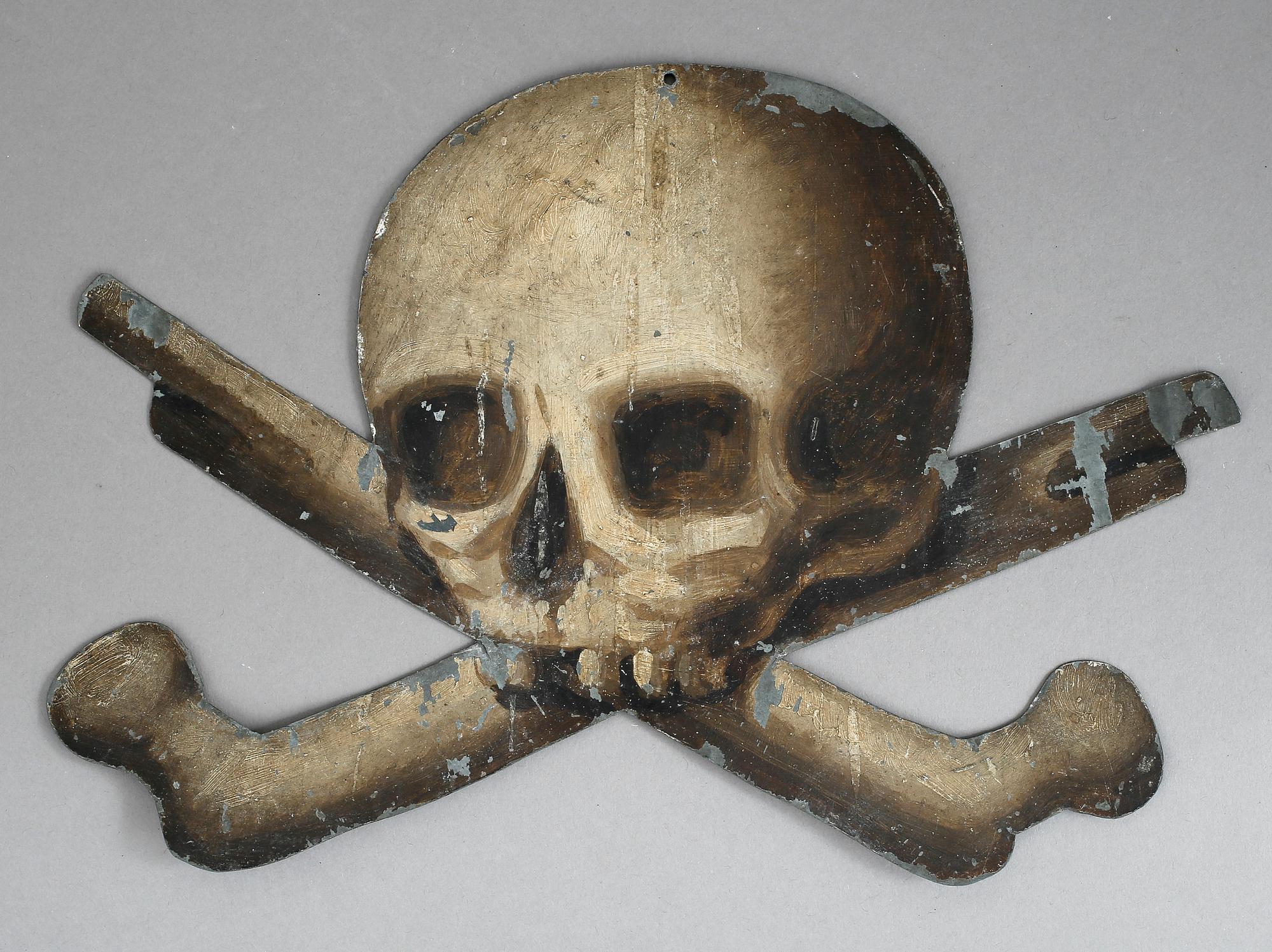 KYRKO/EPITAFIEORNAMENT, plåt, 1700/1800-tal.