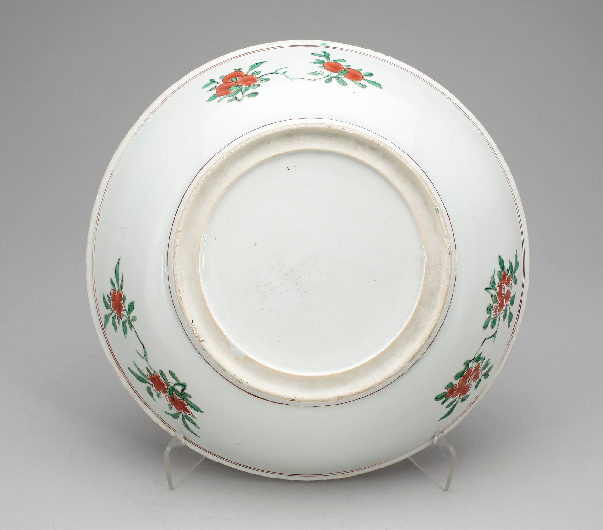 FAT, porslin, Kina, Qing dynastin, Kangxi (1662-1722).