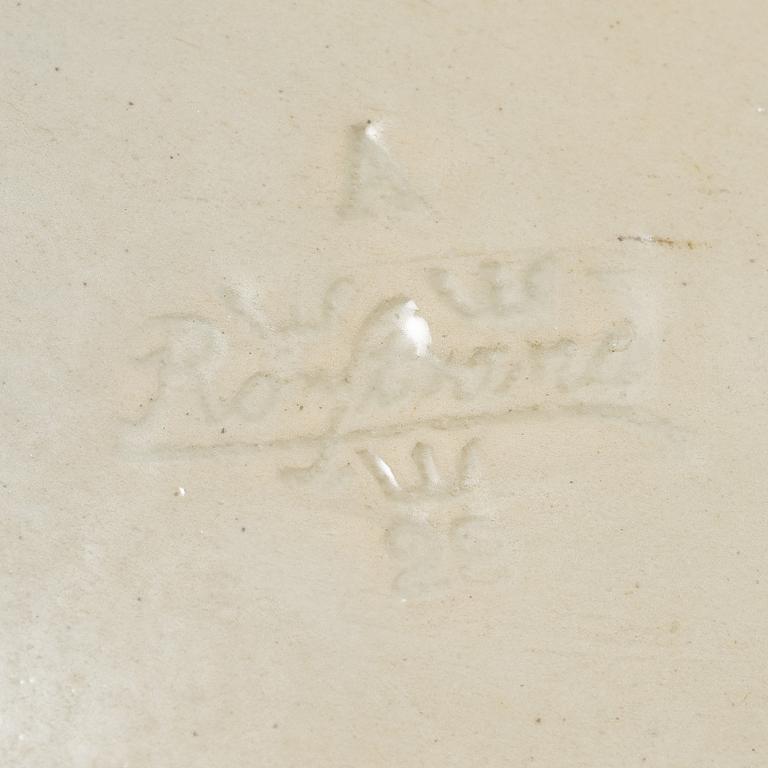 Tyra Lundgren, two stoneware dishes, Rörstrand, 1930's.