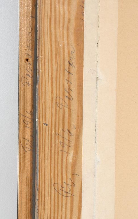 OKÄND KONSTNÄR, akvarell, etikettsignerad o dat 1899 à tergo.