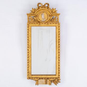 A Gustavian mirror by Johan Åkerblad 1788.