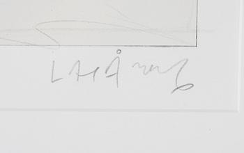 ÅBERG, LASSE, litografi, sign o numr 120/150.