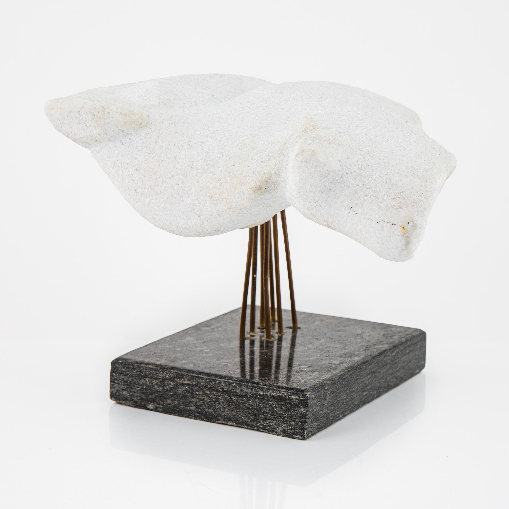 Björn Selder, skulptur, osignerad, diabas.