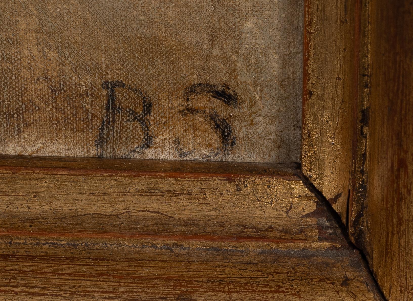 Birger Simonsson, "Interiör med blomkruka".