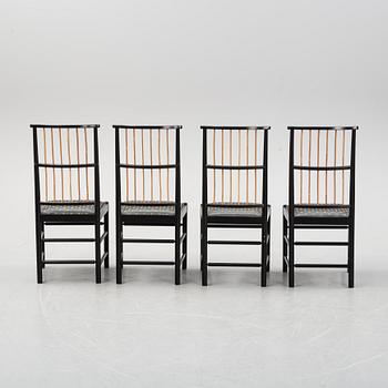 Josef Frank, a set of 10 model 2025 chairs, Firma Svenskt Tenn.