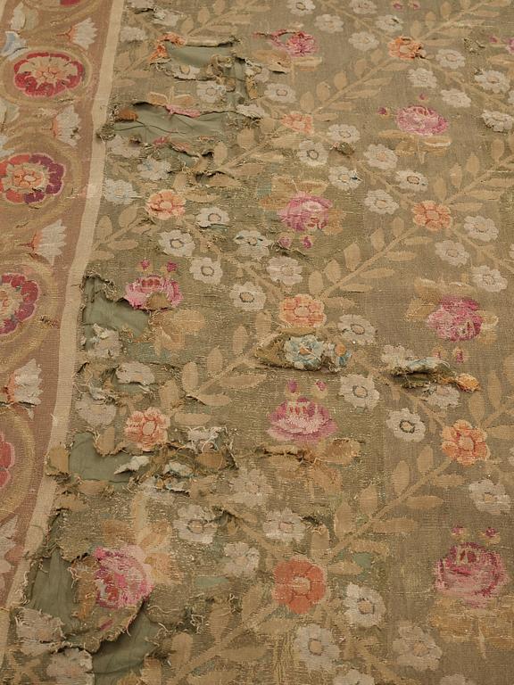 MATTO, tapestry weave, ca 561-564,5 x 354-360 cm, Aubusson, France the middle to the end of the 19th century.