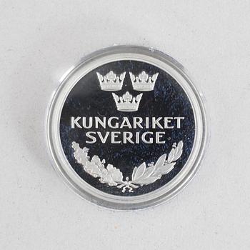 Minnesmynt/jubileumsmynt, 36 st, sterlingsilver, Kungariket Sverige, Svenska Myntverket, Eskilstuna.