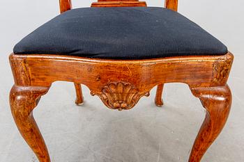 A Louis XV chair mid 1700s.