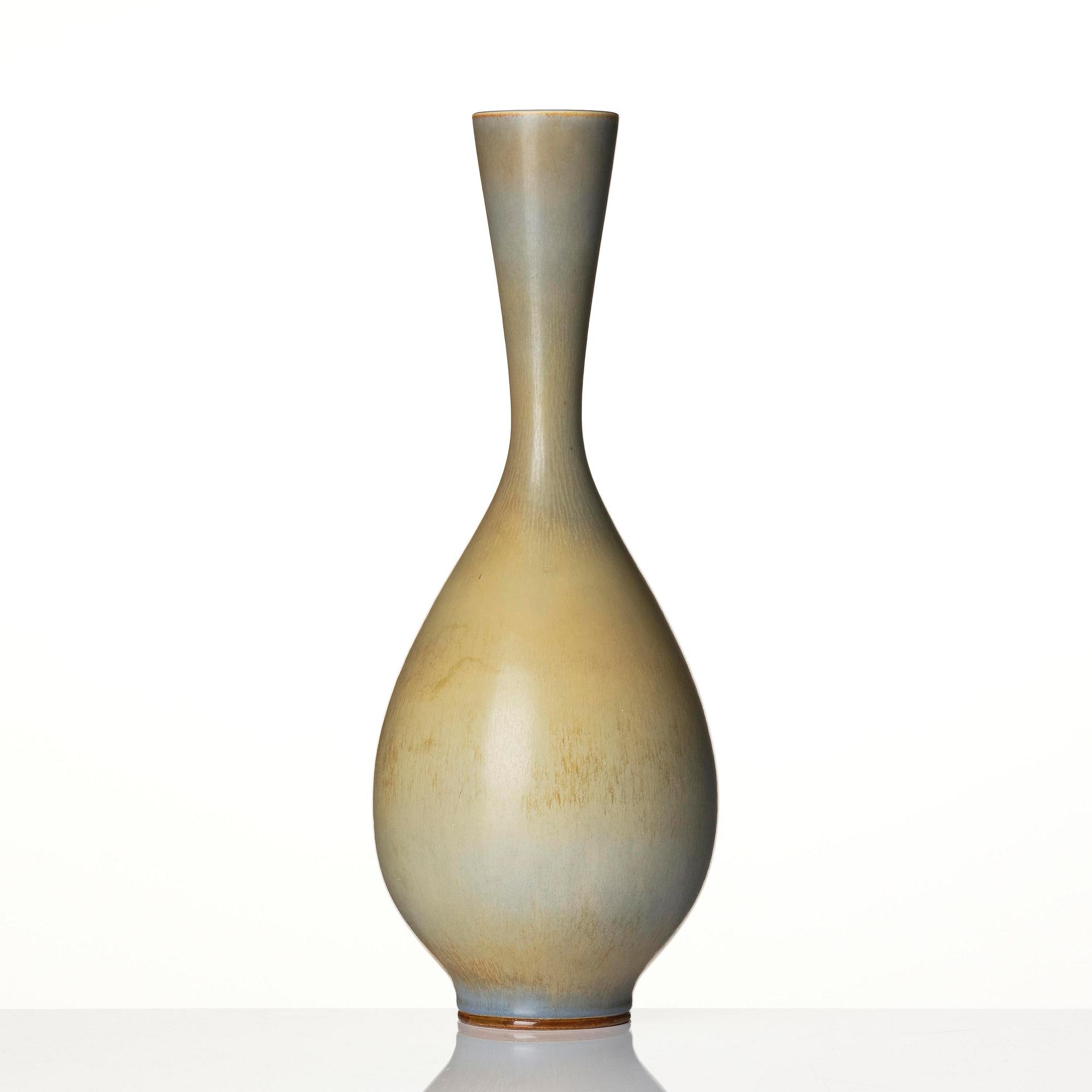 Berndt Friberg, a stoneware vase, Gustavsberg Studio, 1965.