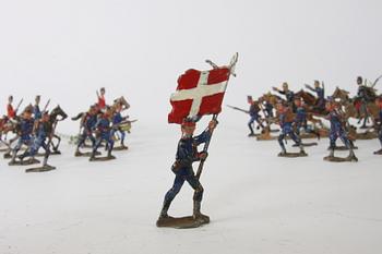 TENNSOLDATER, ca 25 st, trol Santesson, Stockholm 1890-tal.