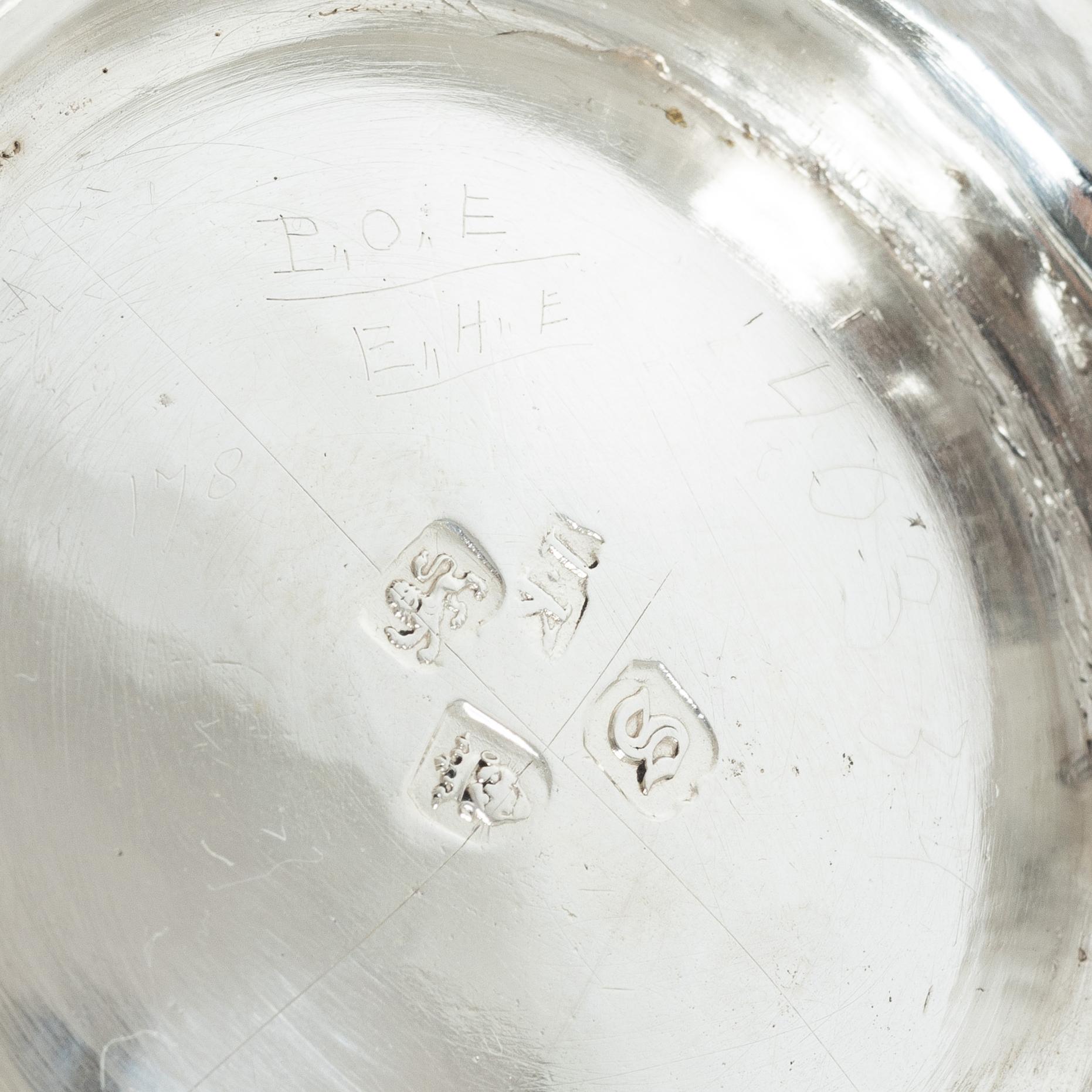 A British silver tankard, mark of John King, London 1773.