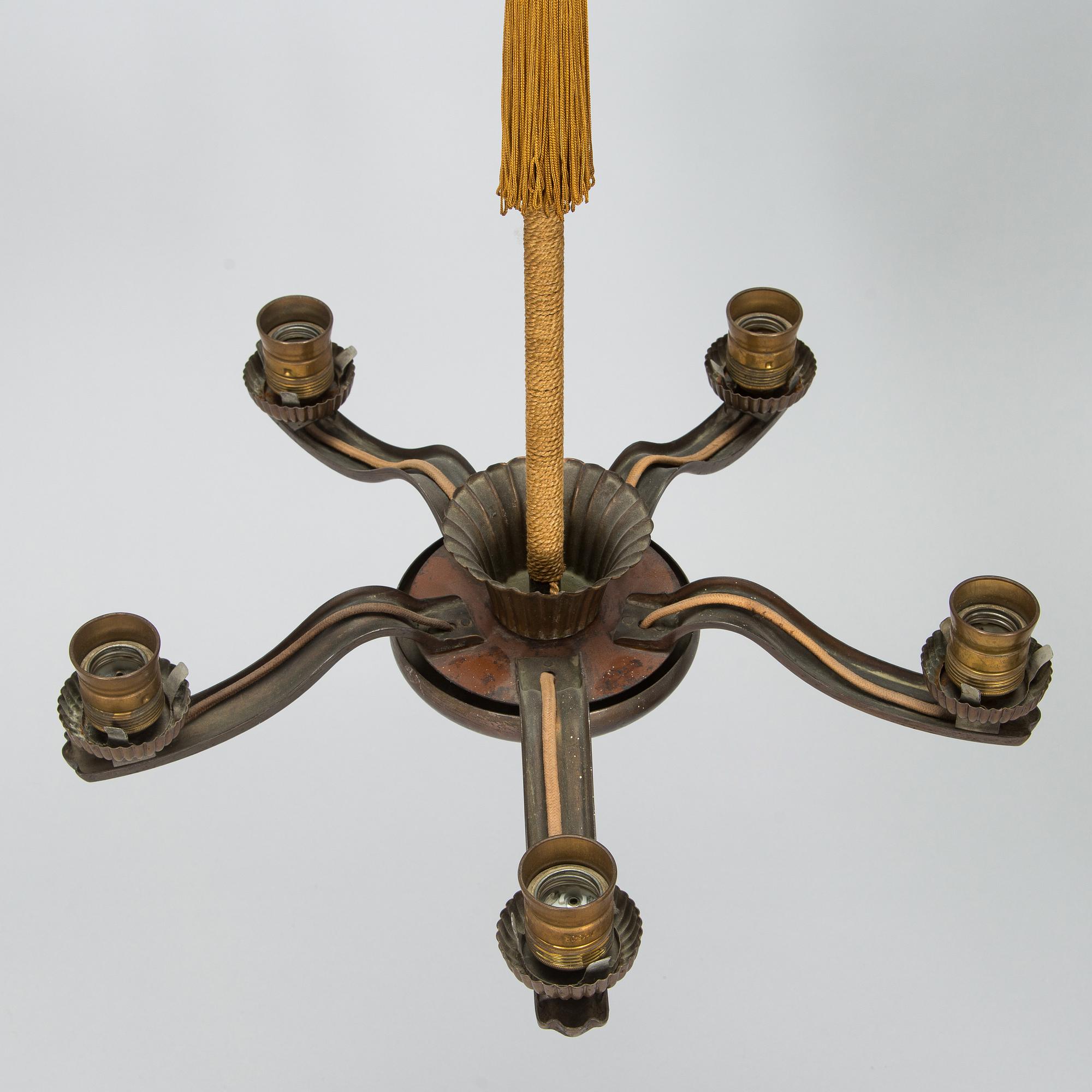 Paavo Tynell, A 1930s ceiling light for Taito, Finland.