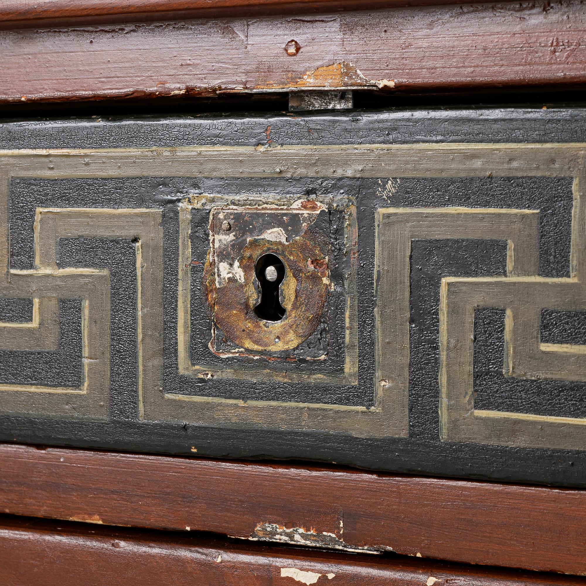 A late Gustavian commode from J. N. Asplinds workshop in Falun (1785-1820).