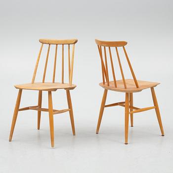 Ilmari Tapiovaara, Six "Fanett" chairs, Edsbyverken.