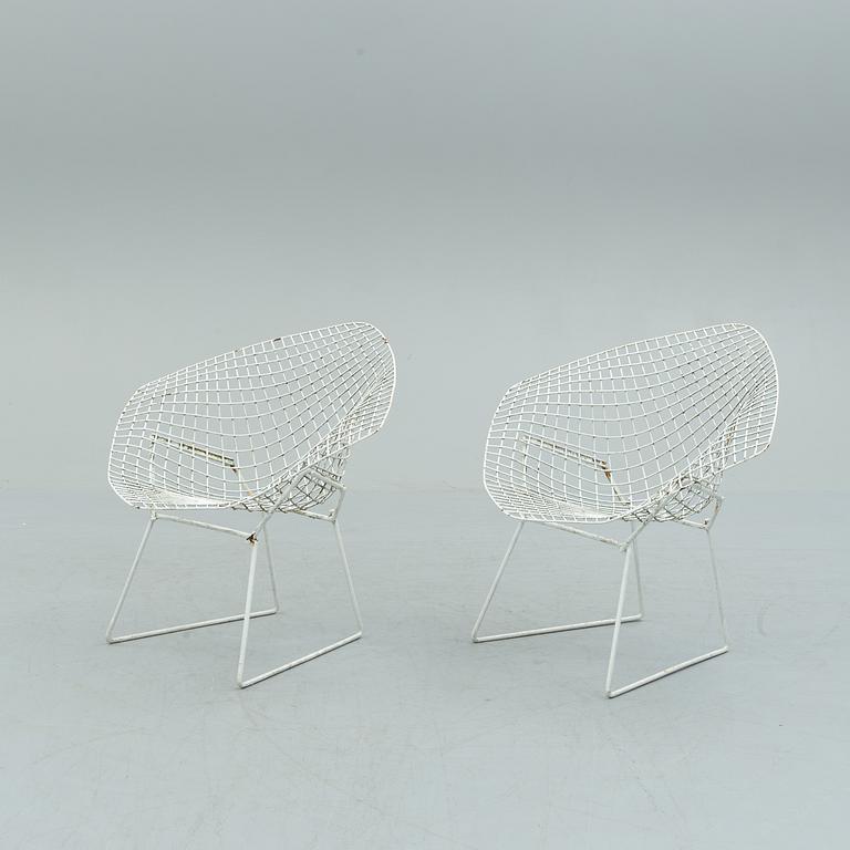 HARRY BERTOIA, STOLAR, ett par, "Diamond Chair", 1950-/1960-tal.