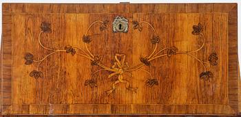 A Gustavian late 18th century secretaire attributed to Jonas Hultsten (master in Stockholm 1773-1794).