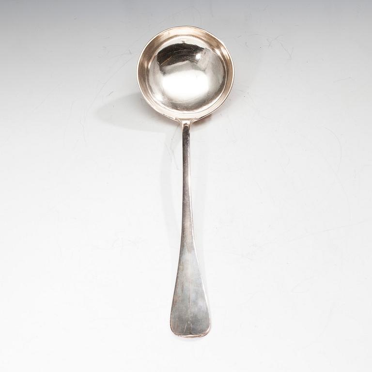 SOPPSLEV, 950 silver. Frankrike 1930-tal. Vikt 260 g.