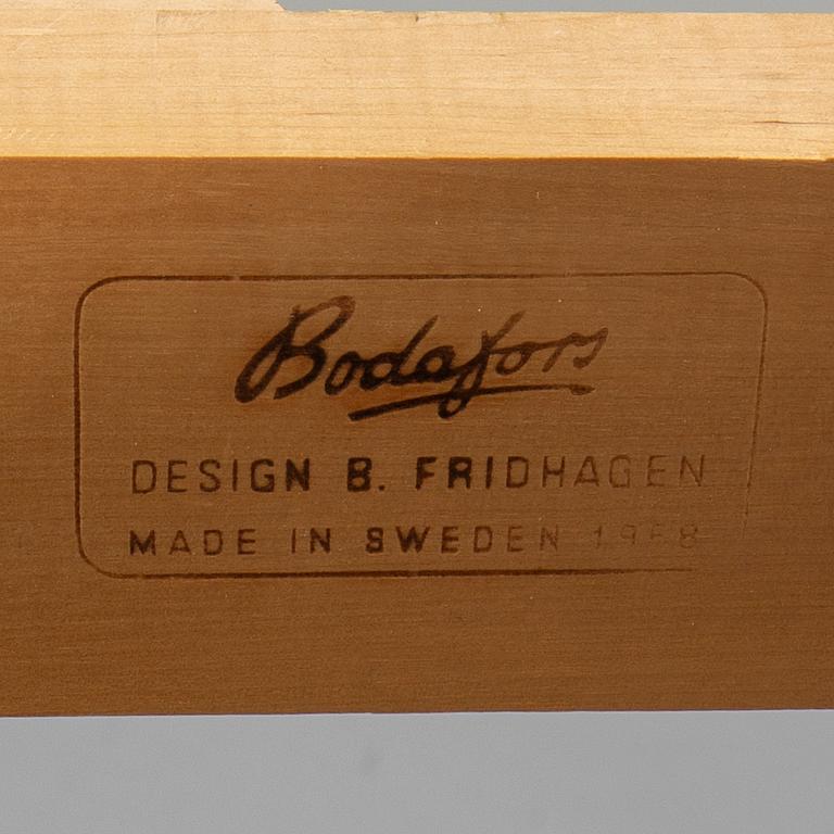 Bertil Fridhagen, "Diamant" a walnut dining table.