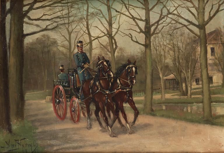 Arie van Hattem, The hussars.