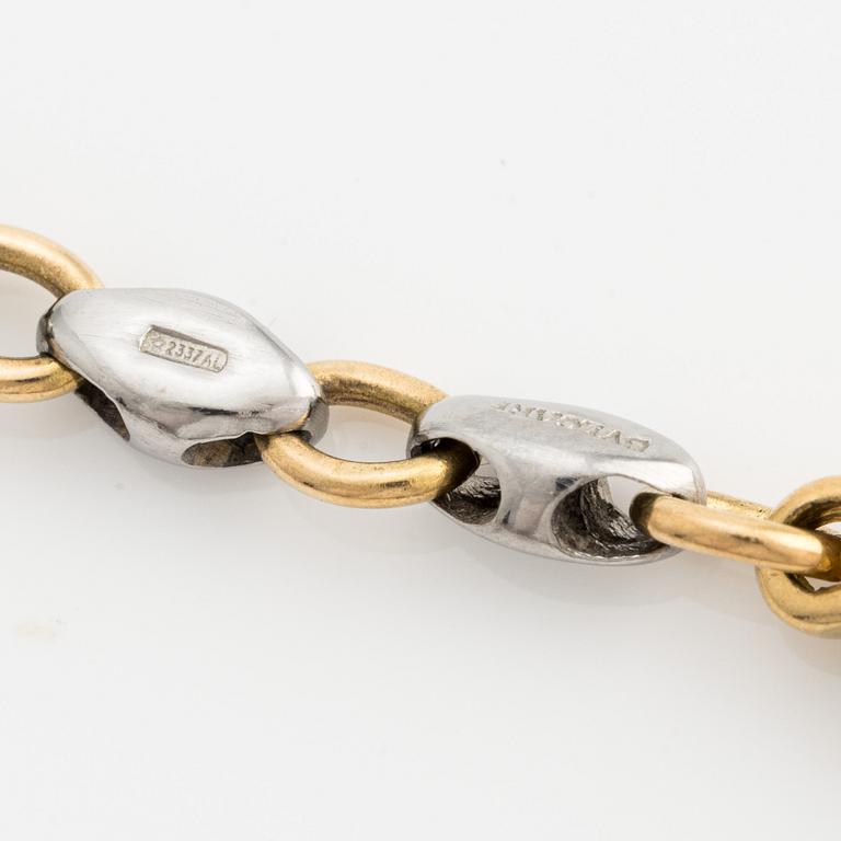 Bulgari, collier, 18K guld och stål.