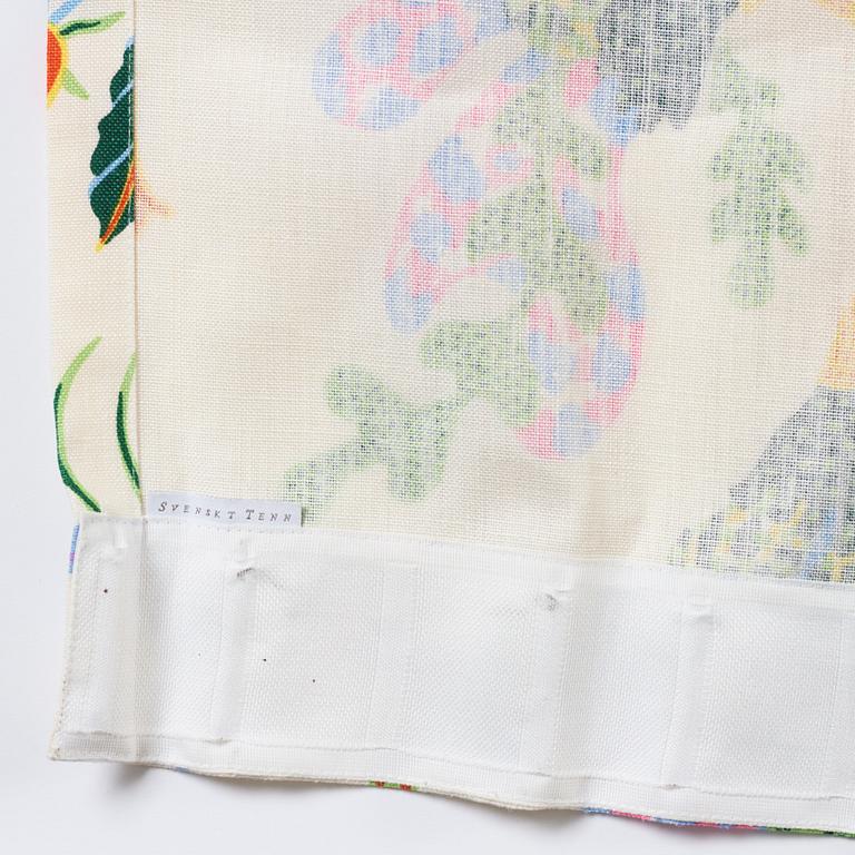 Josef Frank, gardiner, ett par, "Hawaii", Firma Svenskt Tenn.
