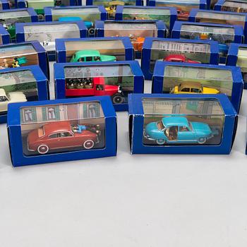 A 56-piece collection Tintin cars, Hergé-Moulinsart.