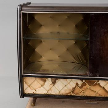 A BAR AND RADIOCABINET, mid 1900s, Blaupunkt, Germany.