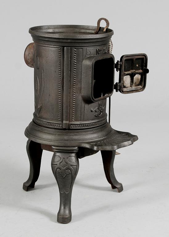 KAMIN, gjutjärn, nr 10, märkt A, sannolikt Ankarsrum, 1900-tal.