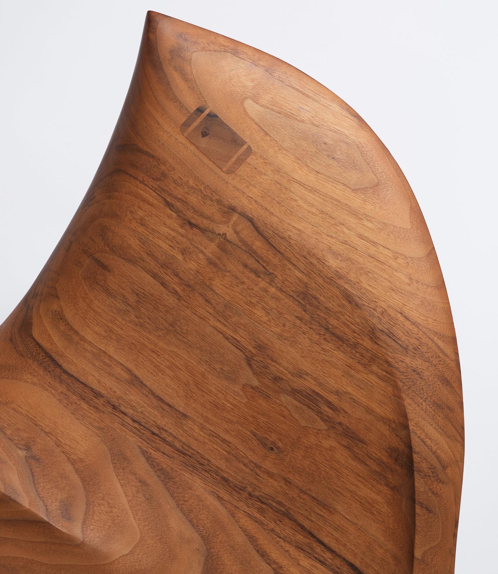 Morten Stenbæk, a "Whale Chair", No. 17, his own studio, Denmark, 2018.